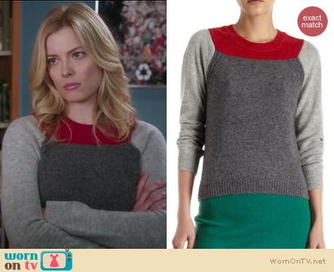 Community Fashion: Kenzo colorblock sweater worn by Gillian Jacobs