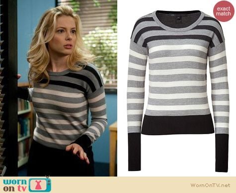 Community Fashion: Marc by Marc Jacobs Yasmin sweater worn by Britta Perry