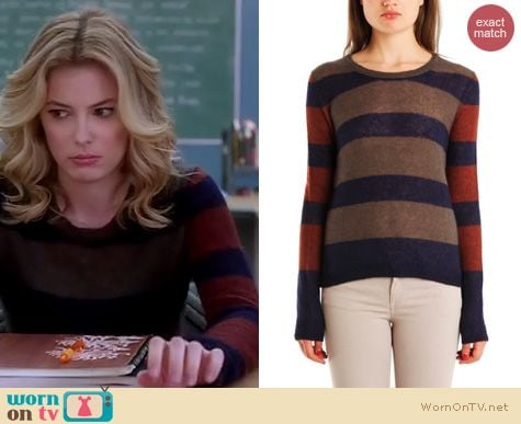 Community Fashion: Thakoon Addition striped mohair sweater worn by Gillian Jacobs