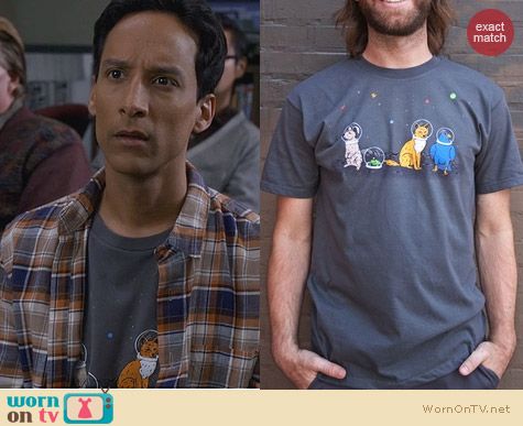 Fashion of Community: Threadless Do a Barrel Roll Tee worn by Abed Nadir