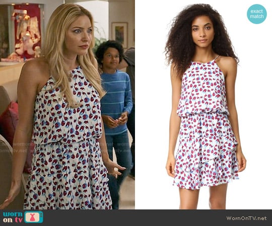 Cooper & Ella 'Carla' Cherry Print Blouson Dress worn by Kate Davis (Tabrett Bethell) on Mistresses