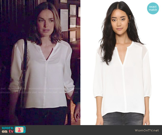 Cooper & Ella Esther Blouse worn by Jemma Simmons (Elizabeth Henstridge) on Agents of SHIELD