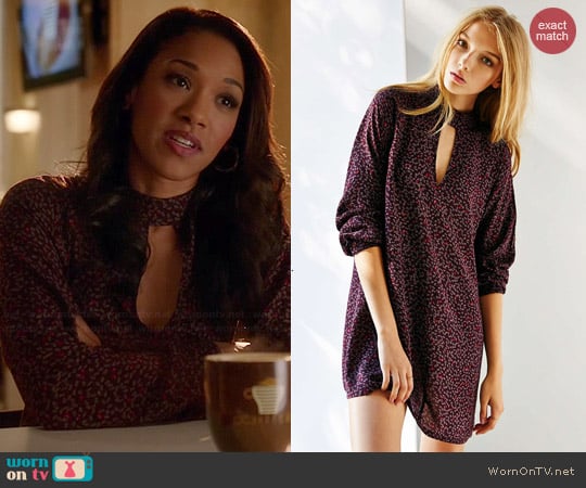 Cooperative Keyhole Mini Dress worn by Candice Patton on The Flash