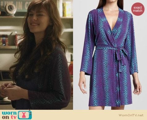 WornOnTV: Layla’s purple and blue leopard print robe on Nashville ...