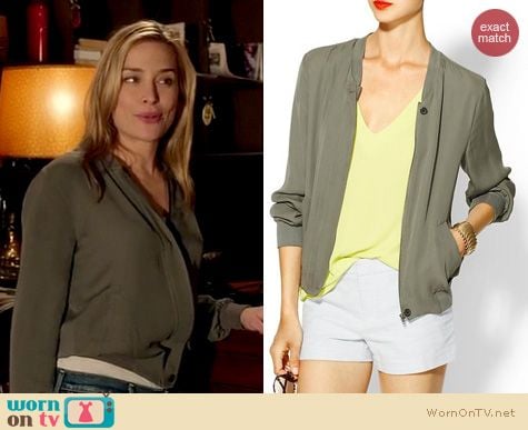 Covert Affairs Fashion: Joie Empire jacket worn by Piper Perabo