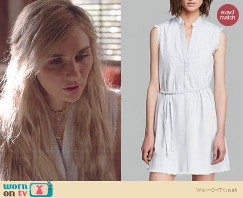 Current Elliott Cratsman Denim Dress worn by Clare Bowen on Nashville