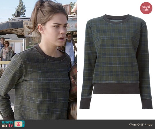 Current Elliott Highlander Sweatshirt worn by Callie Jacob (Maia Mitchell) on The Fosters