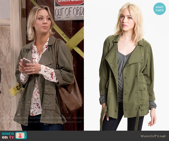 Current Elliott Infantry Jacket worn by Penny Hofstadter (Kaley Cuoco) on The Big Bang Theory