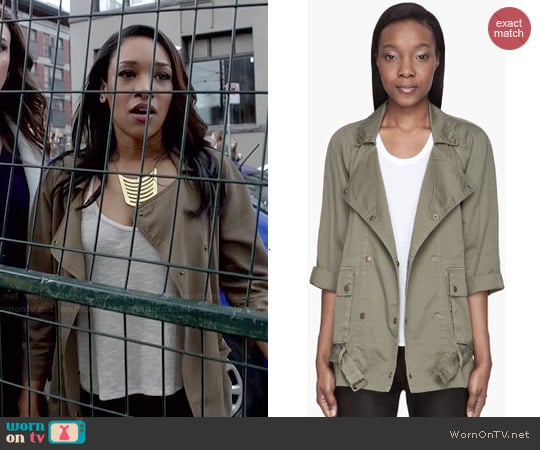 Current Elliott Infantry Jacket worn by Iris West (Candice Patton) on The Flash