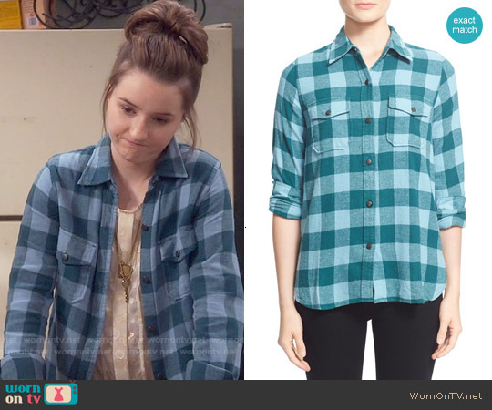 Current Elliott Perfect Shirt in Sycamore Road Trip Plaid worn by Eve Baxter (Kaitlyn Dever) on Last Man Standing