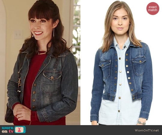 Current Elliott The Snap Jacket worn by Cristin Milioti on A to Z