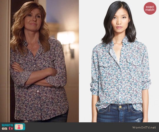 Current Elliott The Perfect Shirt in Sophia Floral worn by Rayna Jaymes (Connie Britton) on Nashville