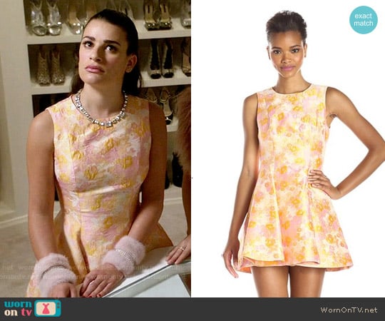 Cynthia Rowley Cherry Blossom Dress worn by Hester Ulrich (Lea Michele) on Scream Queens