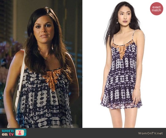 Cynthia Vincent Embroidered Swing Dress worn by Rachel Bilson on Hart of Dixie