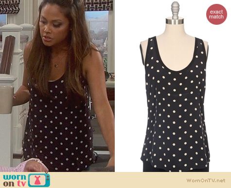 Fashion of Dads: Joie Rain Dot Tank worn by Vanessa Lachey