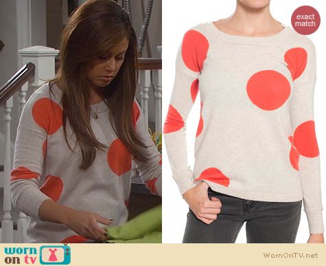 Dads Fashion: Kokun Polka dot Sweater worn by Vanessa Lachey