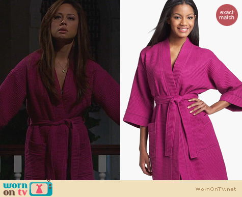 Dads Fashion: Nordstrom Waffle Cotton Robe worn by Vanessa Lachey