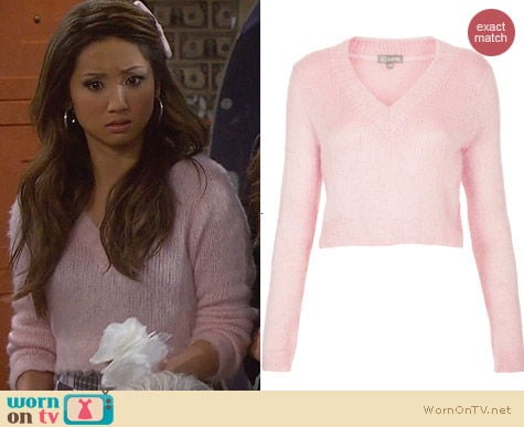 Fashion of Dads: Topshop Crop Fluffy Jumper worn by Brenda Song