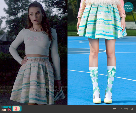 Daizy Shely SS 2015 Skirt worn by Hester Ulrich (Lea Michele) on Scream Queens