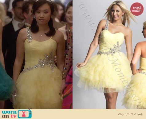 Dave and Johnny Dress Style 8934 worn by Ellen Wong on The Carrie Diaries