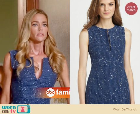 Denise Richards Fashion: Diane von Furstenberg Yvette dress worn on Twisted