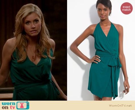 Devious Maids Fashion: Haute Hippie Wrap Jersey Halter Dress worn by Brianna Brown