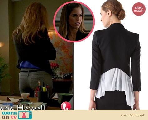 Devious Maids Fashion: Helmut Lang Smoking Tux Blazer worn by Ana Oritz