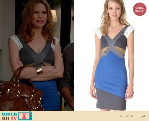 Devious Maids Fashion: VPL Blue Harness Dress worn by Mariana Klaveno