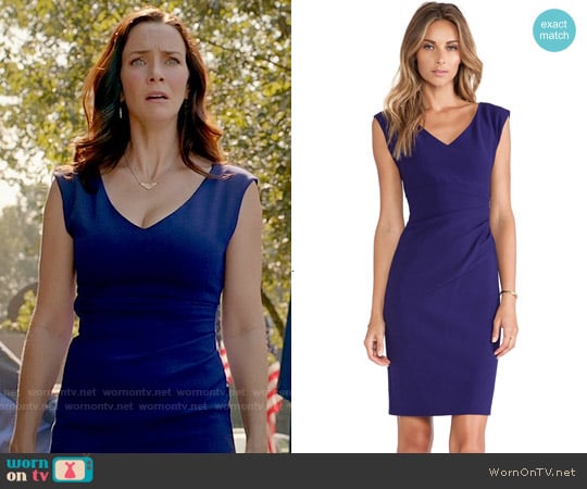 Diane von Furstenberg Bevin Sheath worn by Lily Salvatore (Annie Wersching) on The Vampire Diaries