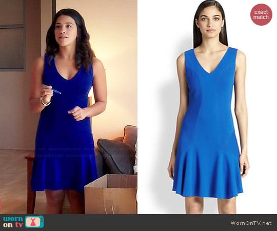 Diane von Furstenberg Carla Dress worn by Gina Rodriguez on Jane the Virgin