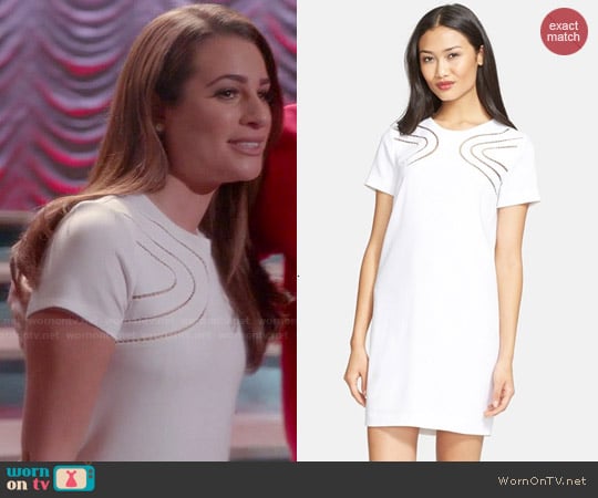 Diane von Furstenberg Cecilia Shift Dress worn by Rachel Berry (Lea Michele) on Glee