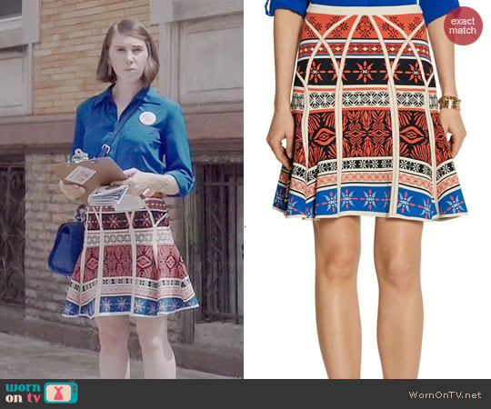 Diane von Furstenberg Samara Skirt worn by Shoshanna Shapiro (Zosia Mamet) on Girls