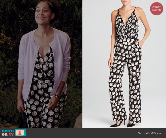 Diane von Furstenberg Shancy Jumpsuit worn by Tracee Ellis Ross on Black-ish