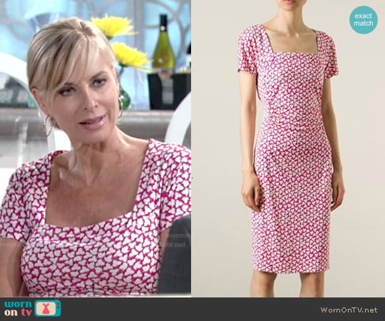 Diane von Furstenberg Stasie Dress worn by Ashley Abbott (Eileen Davidson) on The Young and the Restless