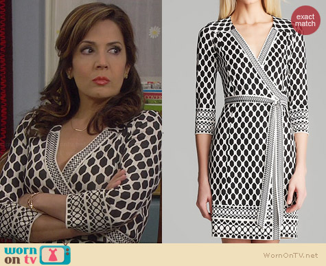 Diane von Furstenberg Tallulah Dress worn by Maria Canals-Barrera on Cristela