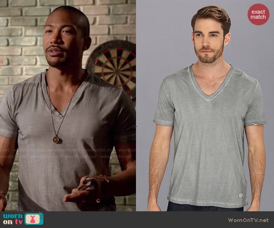 Diesel T-Gatien T-Shirt in Light/Grey worn by Marcel Gerard (Charles Michael Davis) on The Originals