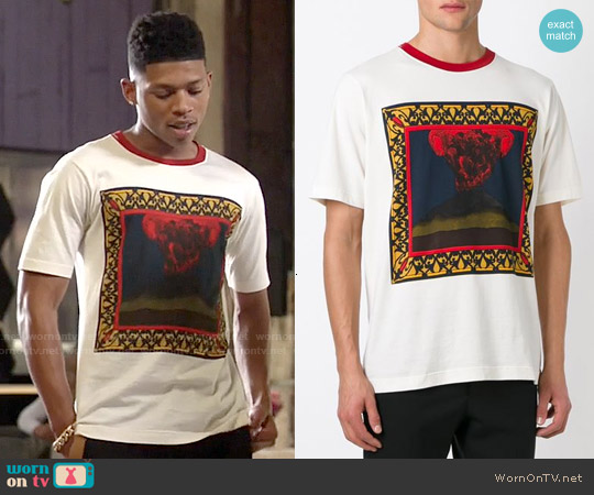 Dolce & Gabbana Volcano Print Cotton Tee worn by Hakeem Lyon (Bryshere Y. Gray) on Empire