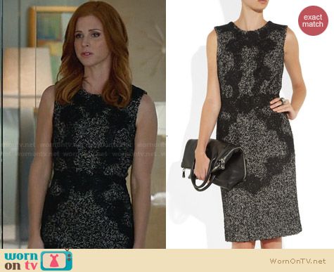 Dolce & Gabbana Lace Applique Dress worn by Sarah Rafferty on Suits