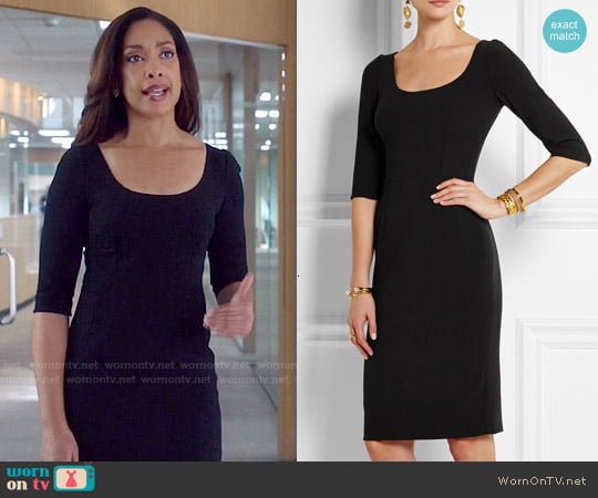 Dolce & Gabbana Stretch Wool Dress worn by Jessica Pearson (Gina Torres) on Suits