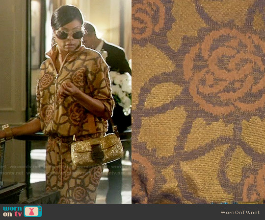 Dries van Noten Spring 2016 Collection Jacket and Skirt worn by Cookie Lyon (Taraji P. Henson) on Empire