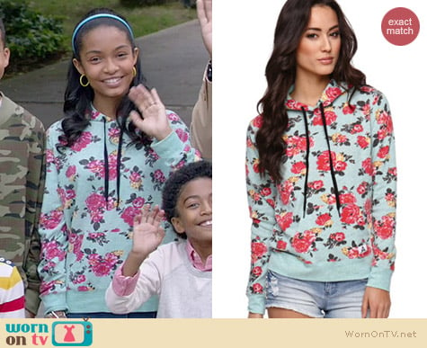 Element Heart to Heart Pullover worn by Yara Shahidi on Black-ish