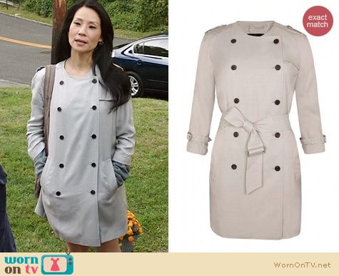 Joan Watson Fashion: All Saints Suzette Coat worn by Lucy Liu