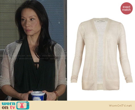 Elementary Fashion: All Saints Castel Cardigan worn by Lucy Liu