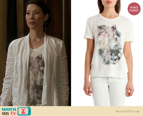 Elementary Fashion IRO Aoili Tee worn by Lucy Liu