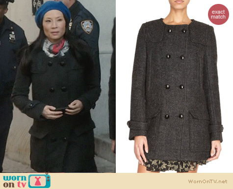 Elementary Fashion: Isabel Marant Clifford Coat worn by Lucy Liu