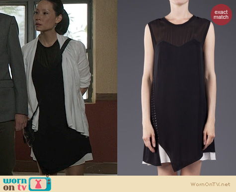 Elementary Fashion: Phillip Lim Layered Tee Dress worn by Lucy Liu