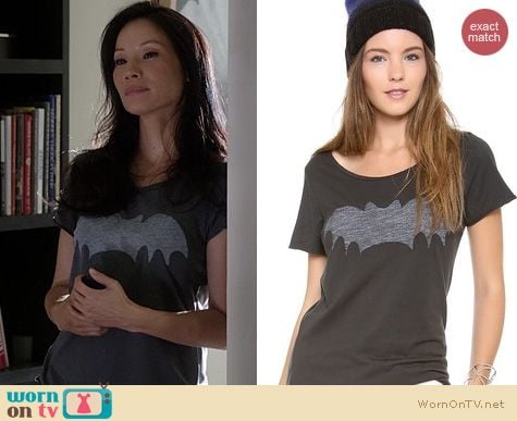 Elementary Fashion: Zoe Karssen Bat tee worn by Lucy Liu