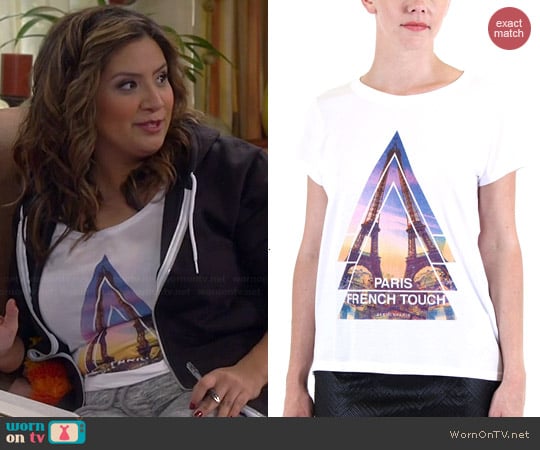 Eleven Paris French Touch Tee worn by Cristela Alonzo on Cristela