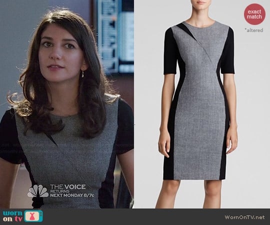 Elie Tahari Axel Sheath worn by Sheila Vand on State of Affairs