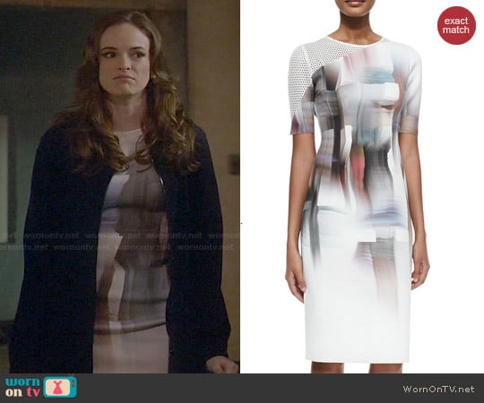 Elie Tahari Carla Dress worn by Caitlin Snow (Danielle Panabaker) on The Flash